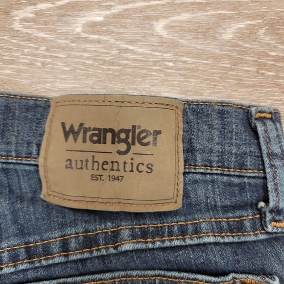 Wrangler Men's Dark Blue Straight Jeans 30x32 - Picture 4 of 6